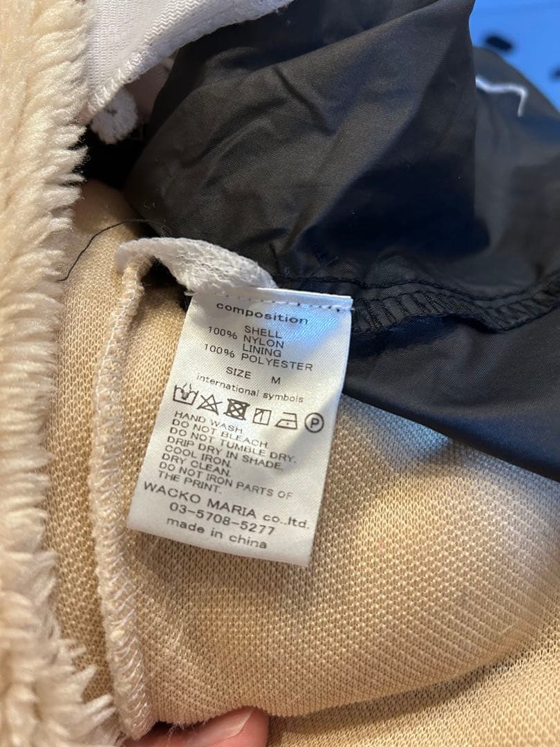 WACKOMARIA コーチジャケット ブラック M ワコマリア