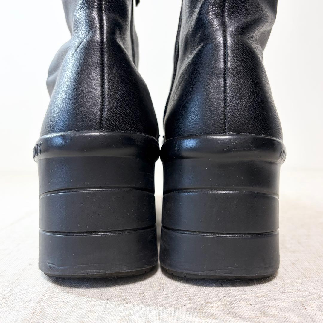 美品★BEAXIS ビーアクシス バランスコアブーツ スムースタイプ 24cm