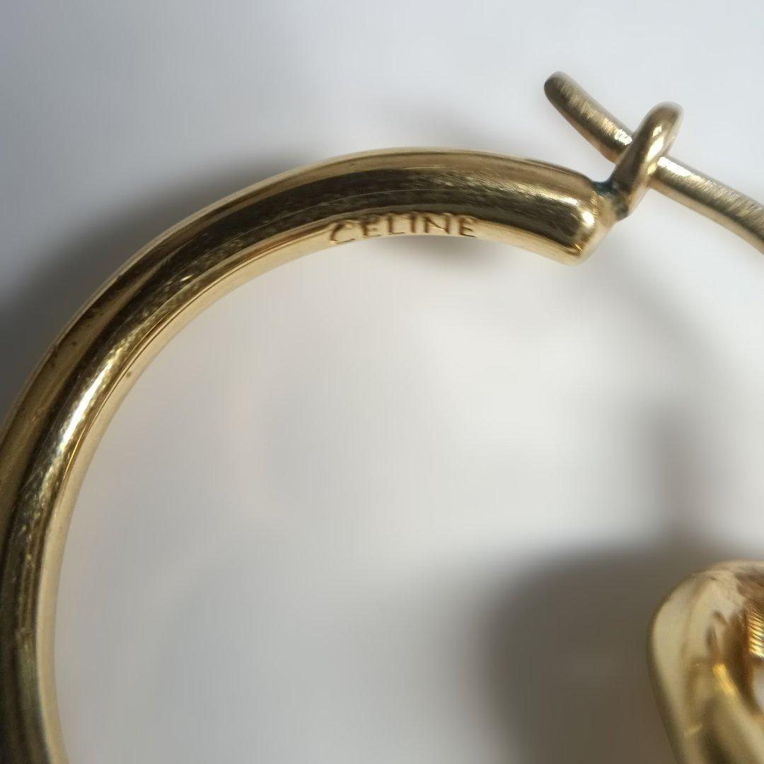 CELINE ゴールド ノットデザイン ピアス(片耳)