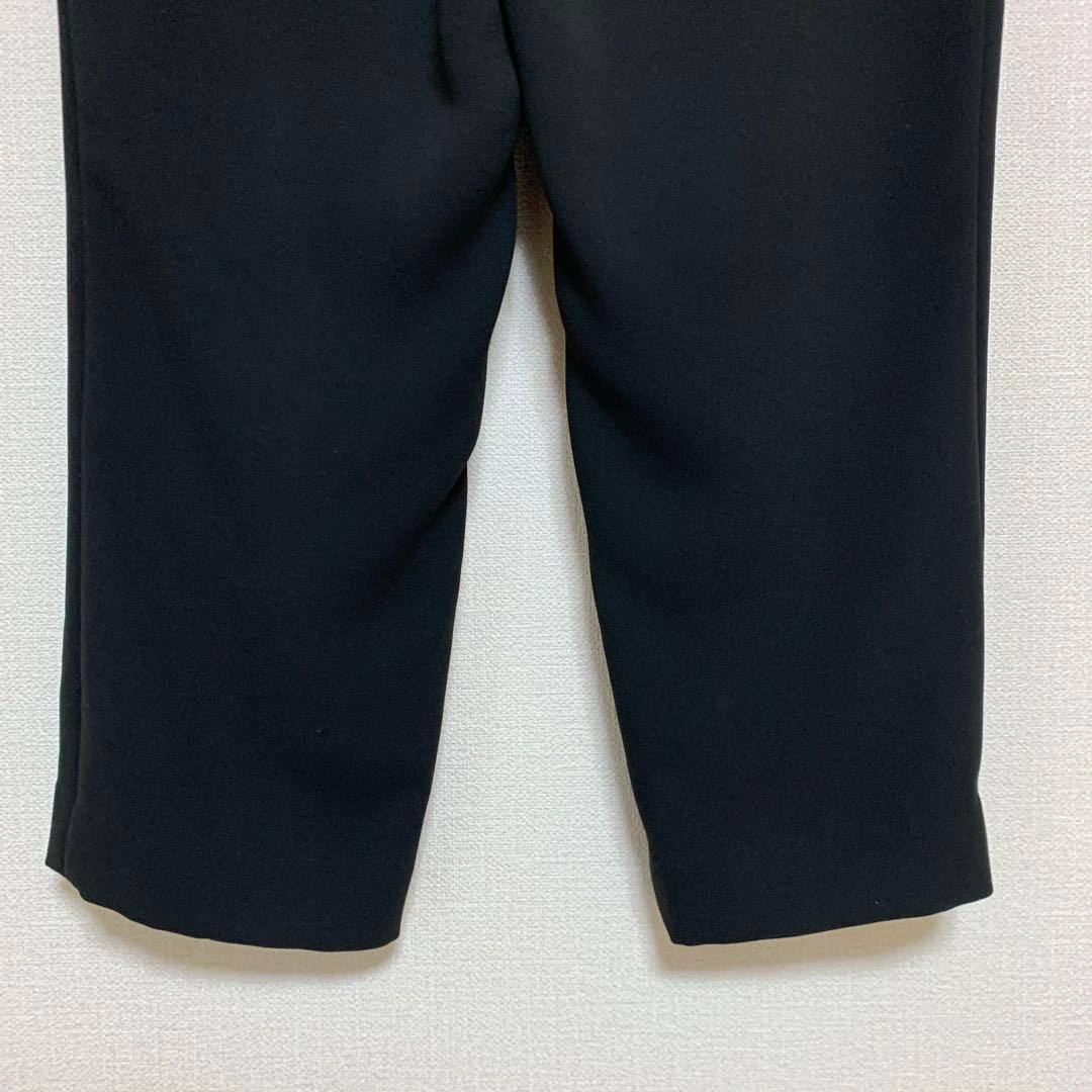 【大人気】セオリー　現行　パンツスーツ　ブラック　0 ノーカラー　セットアップ