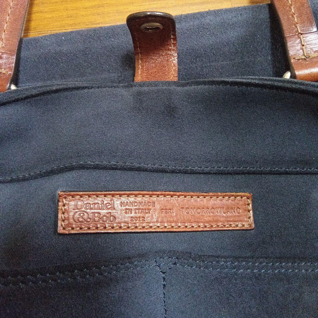 Daniel&Bob ネイビー スエード トートバッグ