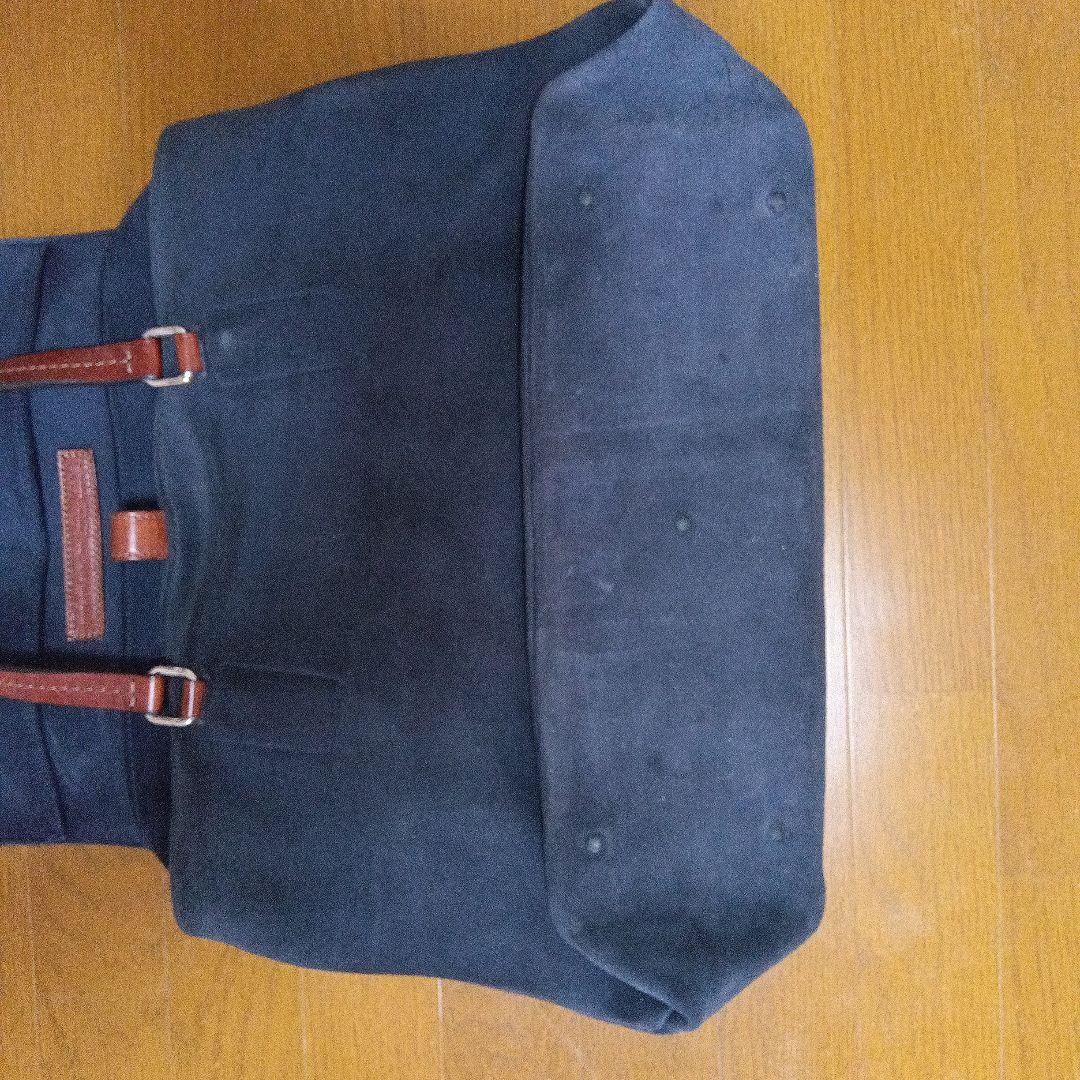 Daniel&Bob ネイビー スエード トートバッグ