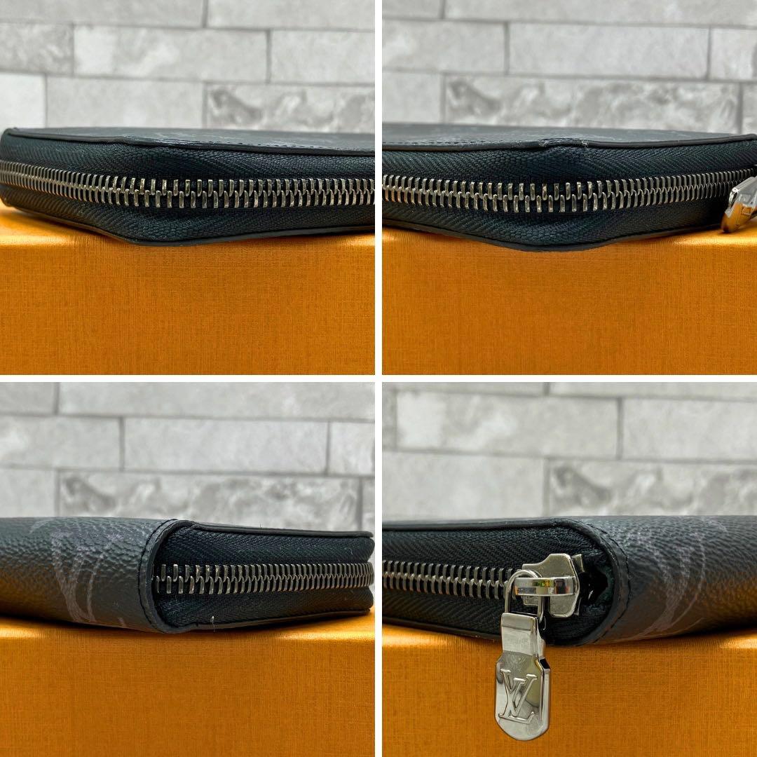 ルイヴィトン 長財布 ジッピーウォレット・ホリゾンタル モノグラム　エクリプス