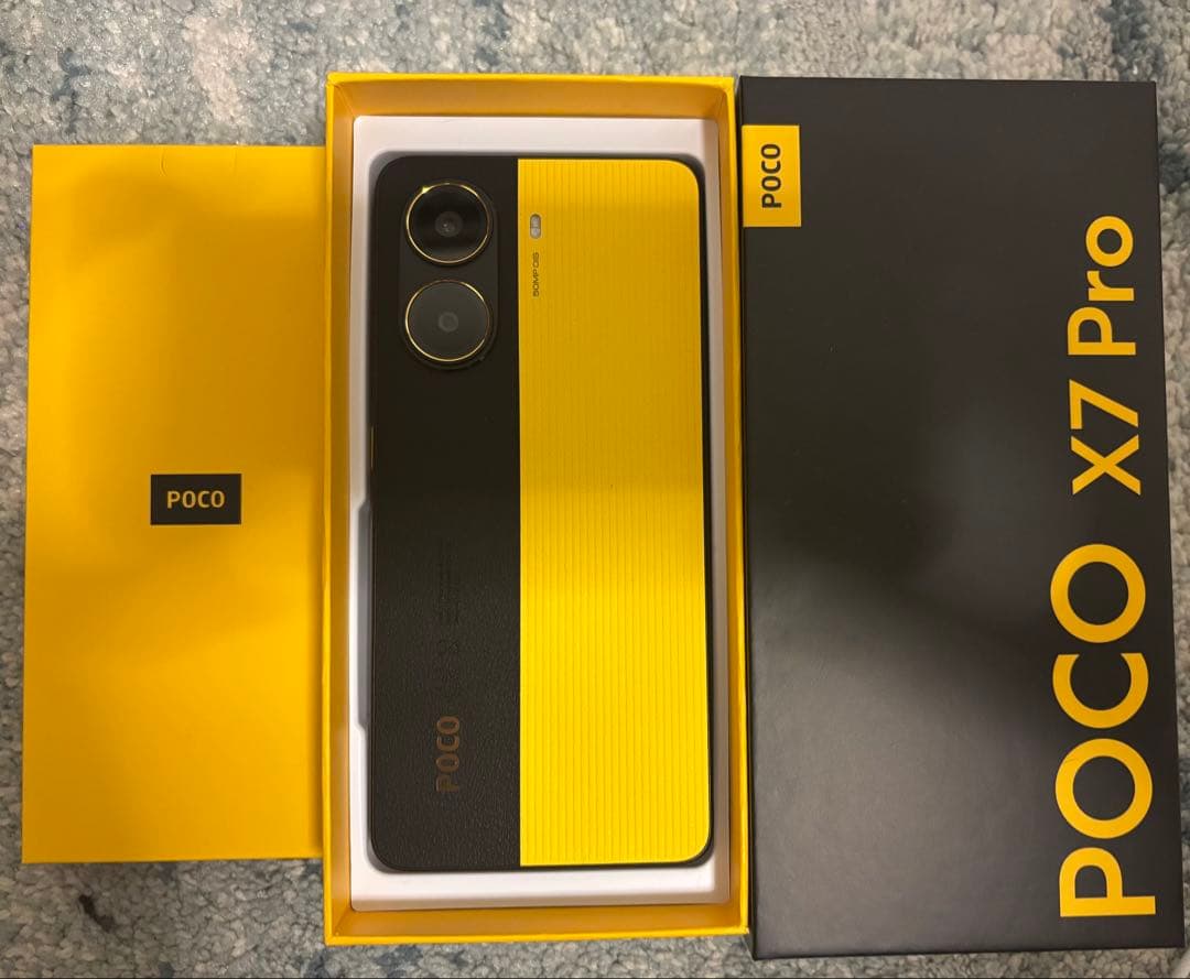 POCO X7 Pro イエロー/ブラック 本体