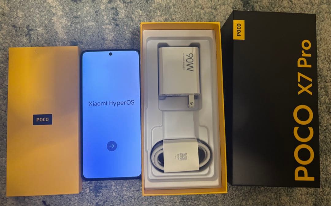 POCO X7 Pro イエロー/ブラック 本体