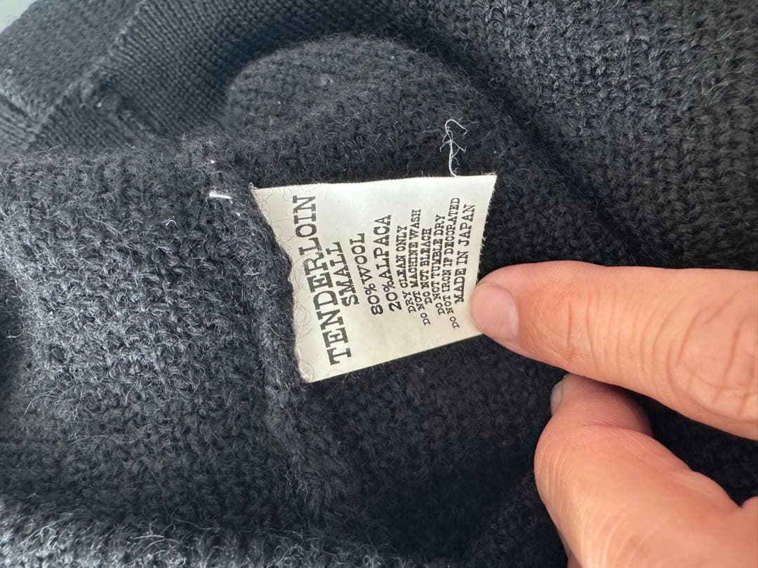 TENDERLOINニット黒サイズS