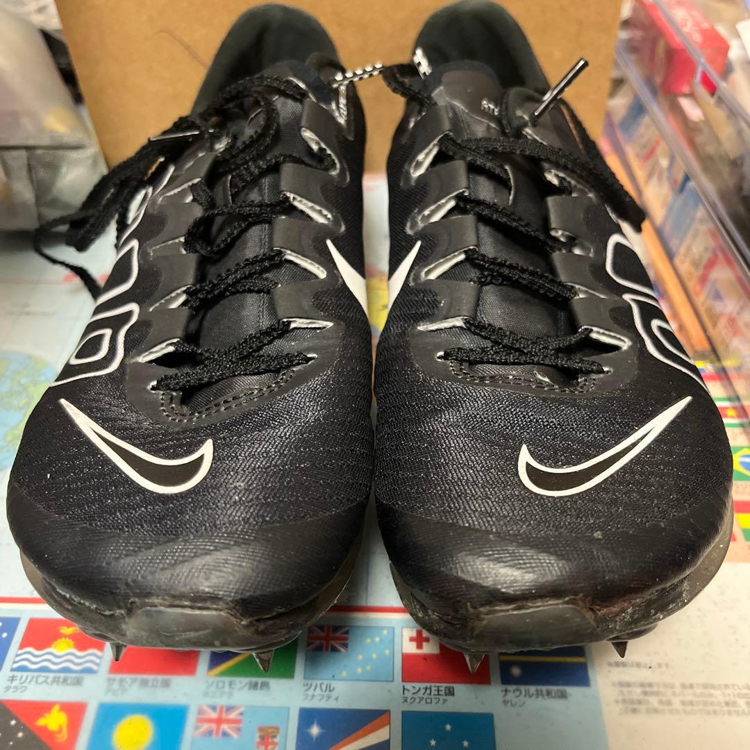 Nike モアアップテンポ　スパイク　黒