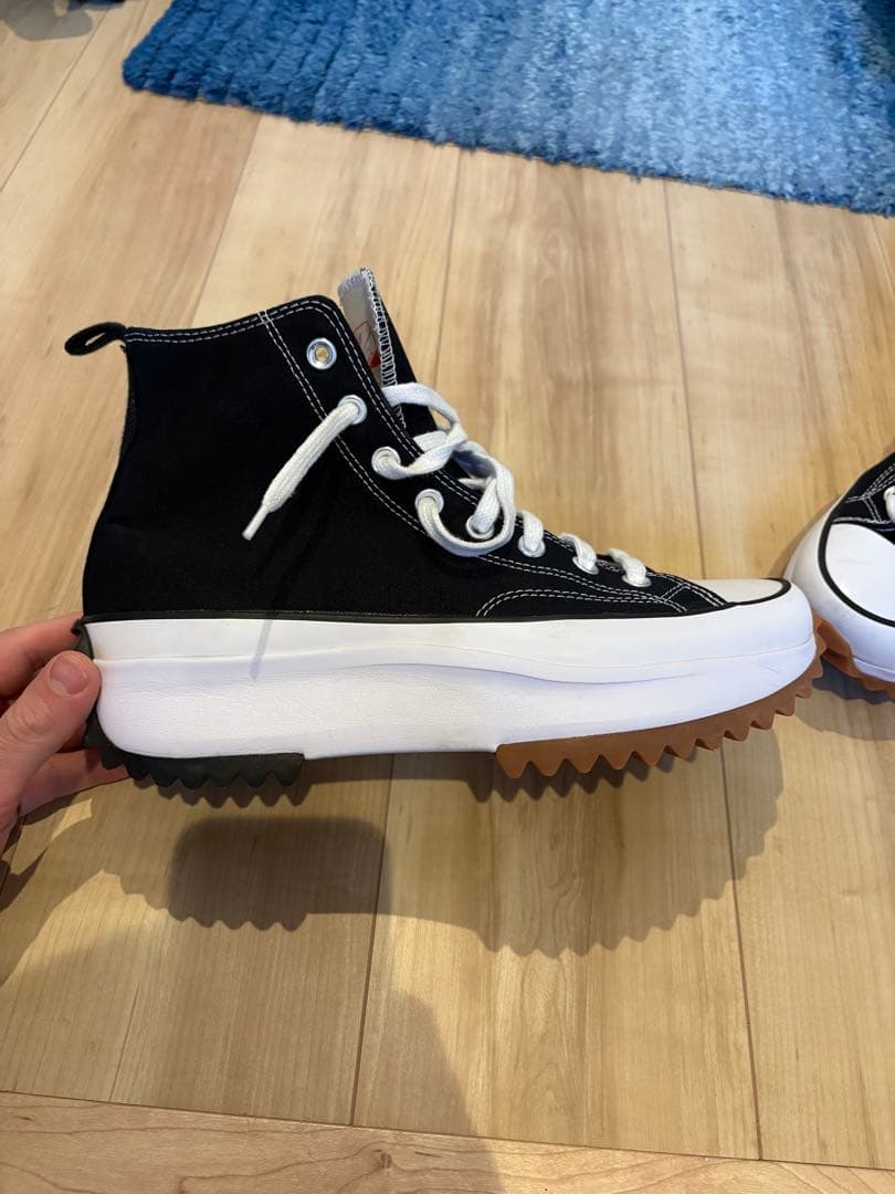 韓国限定 Converse All Star ブラック ハイカット厚底スニーカー