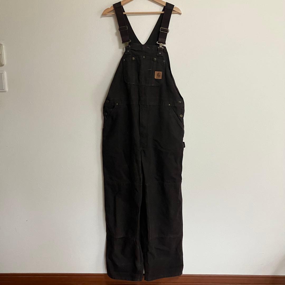 Carhartt 40×32 カーハートダブルニー　オーバーオール