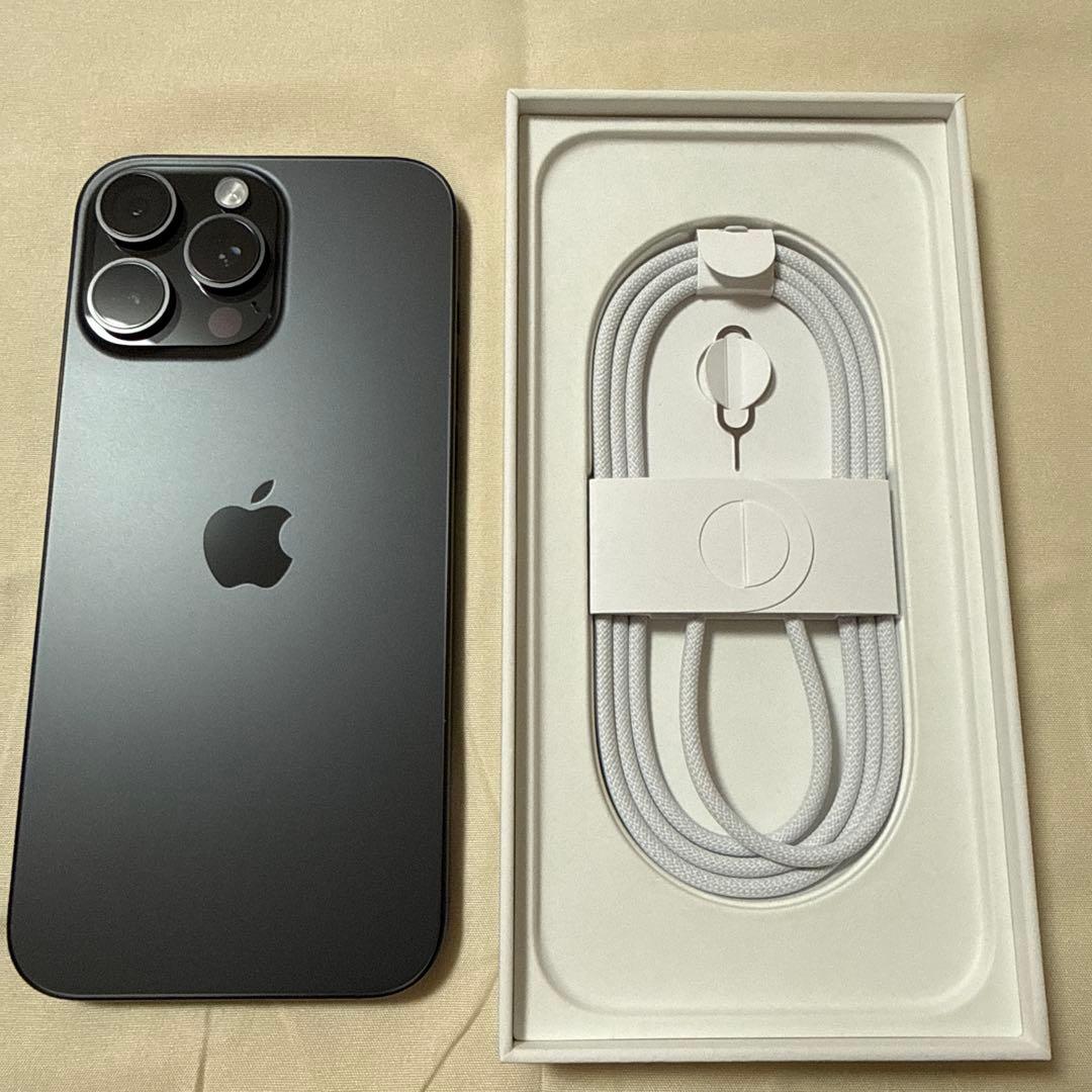 iPhone16 promax 256GB SIMフリー ブラックチタニウム