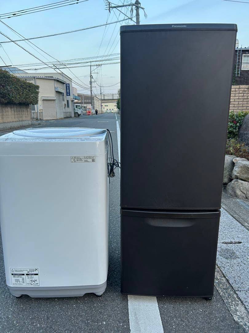福岡市配送設置無料　168L冷蔵庫、洗濯機セット