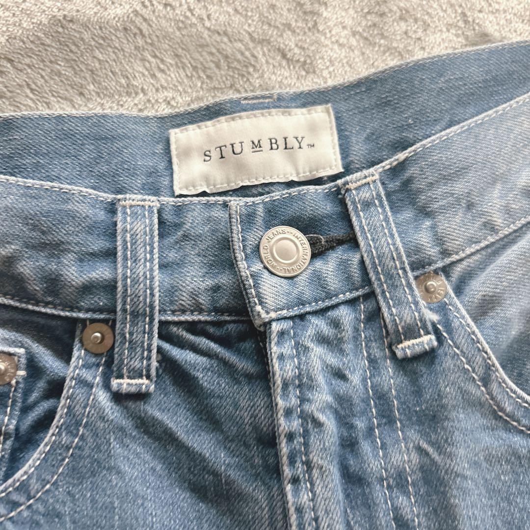 25SSSTUMBLY Curvy Denim w/Pearl カーヴィーデニム