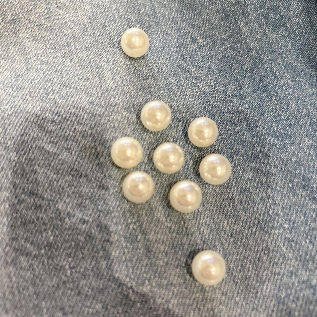 25SSSTUMBLY Curvy Denim w/Pearl カーヴィーデニム