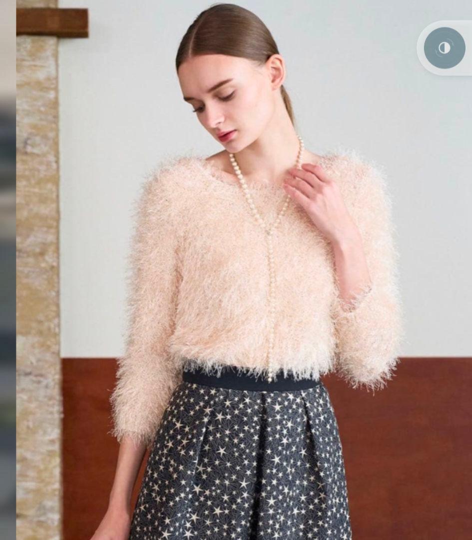 にこANAYIラメシャギー プルオーバー