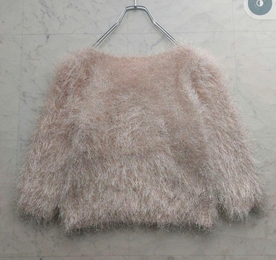 にこANAYIラメシャギー プルオーバー