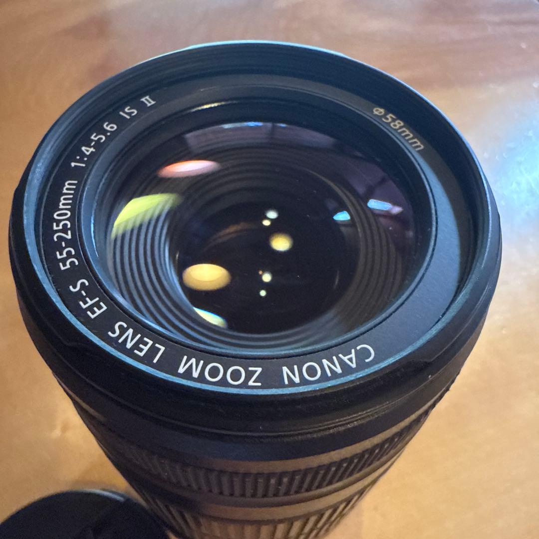 Canon EF-S 55-250mm IS II 望遠ズームレンズ純正