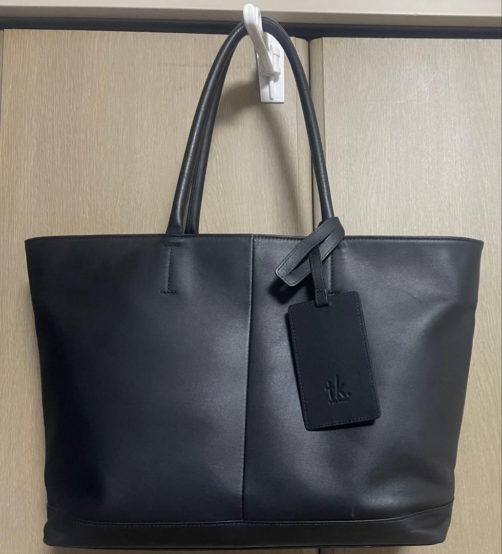 【早い者勝ち】タケオキクチ レザートートバッグ 本革 大容量 A4