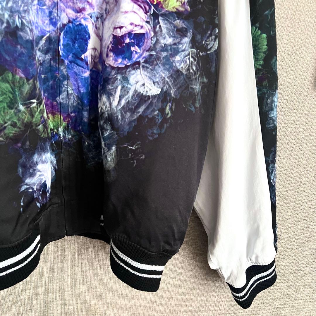 希少 20SS LAD MUSICIAN 花柄スカジャン パープル 46