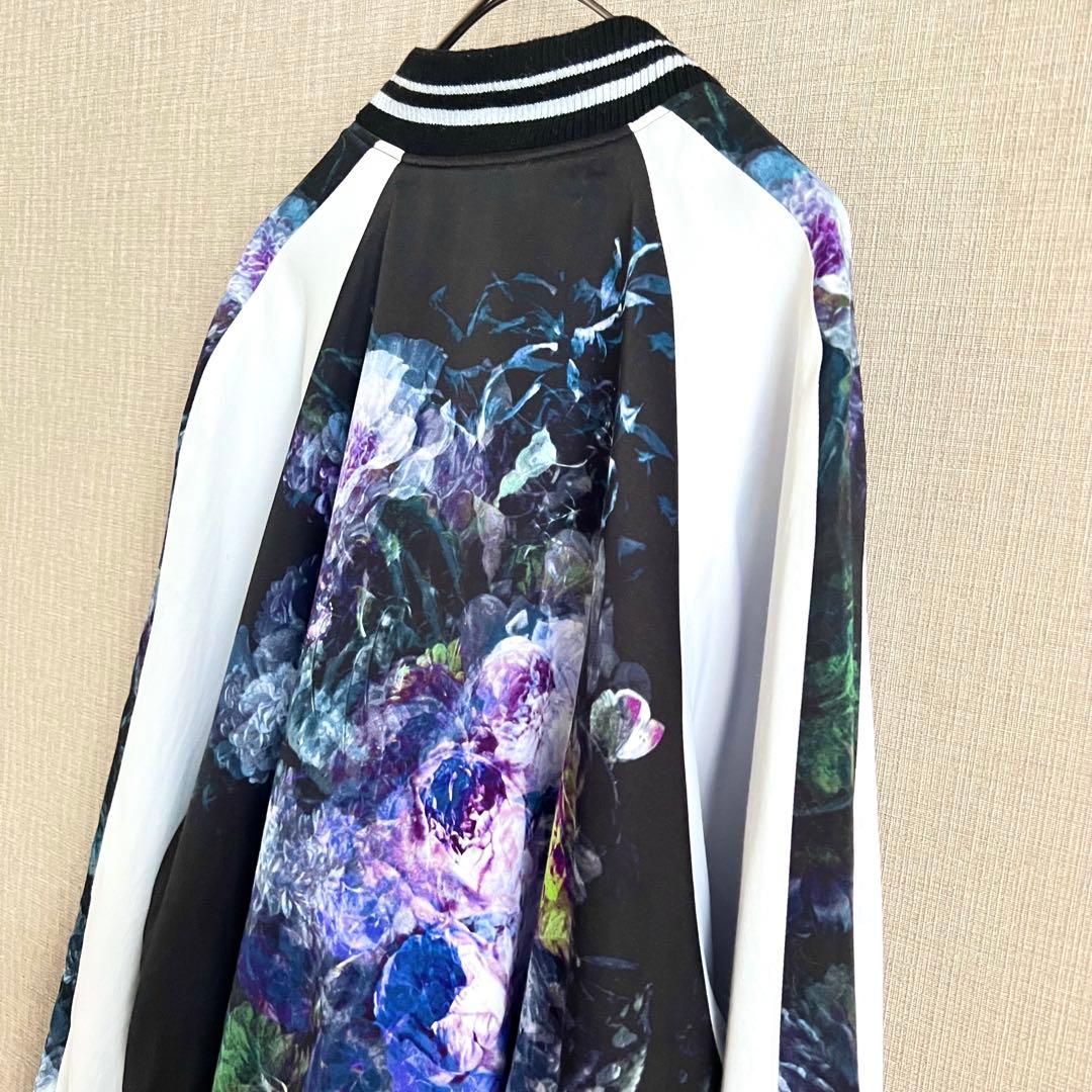 希少 20SS LAD MUSICIAN 花柄スカジャン パープル 46