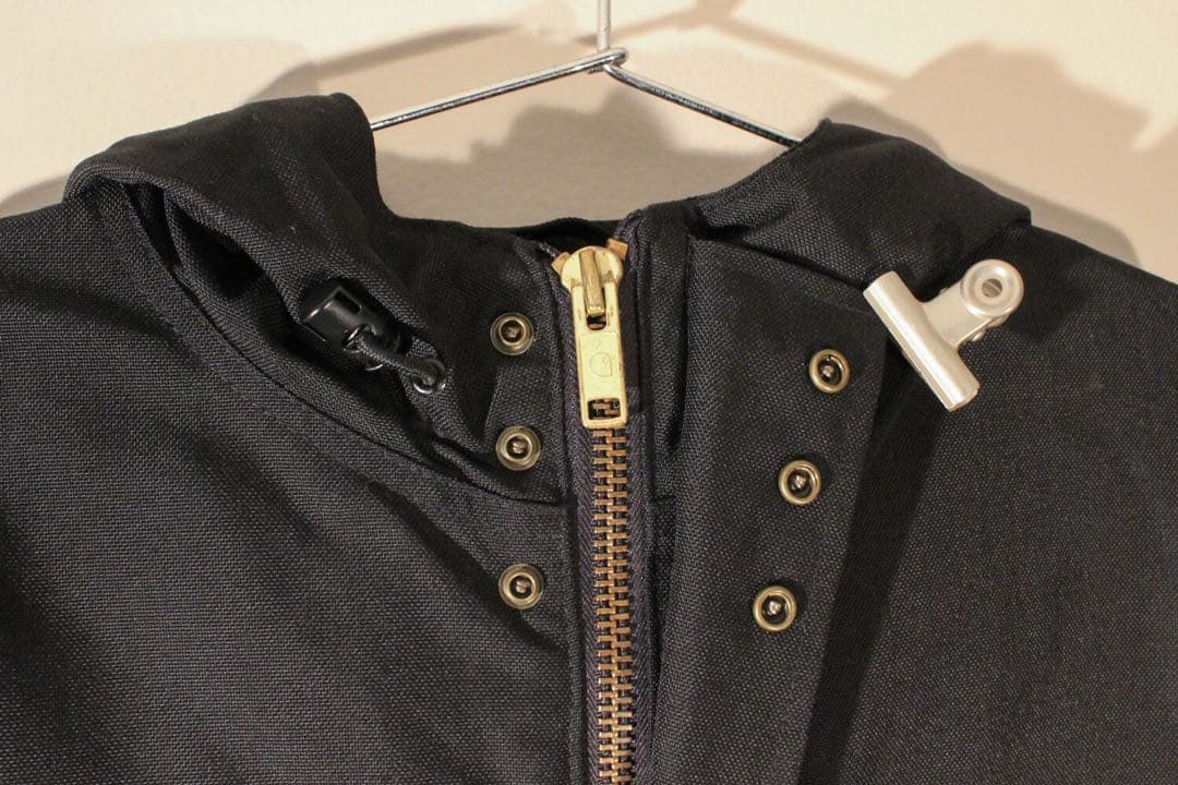 USA製 カーハート C50 エクストリームナイロンジャケット黒 メンズ古着XL