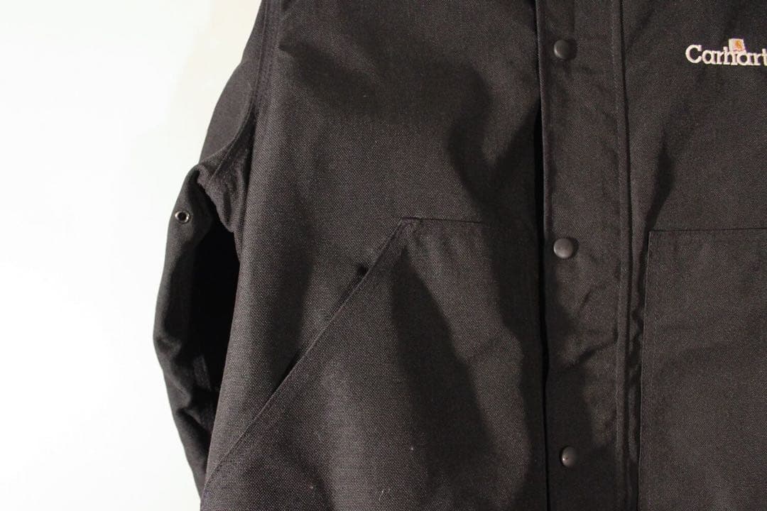 USA製 カーハート C50 エクストリームナイロンジャケット黒 メンズ古着XL