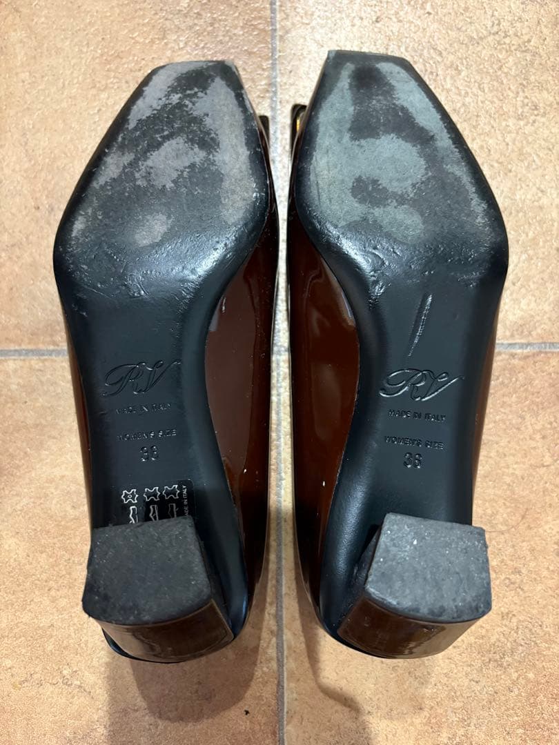 ロジェヴィヴィエ◼️チョコレートブラウンパンプス 36