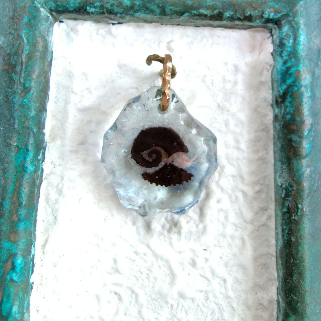 ナカダマサヒデ 1cmの宇宙 ガラス彫刻 ペンダント スケーリーフット