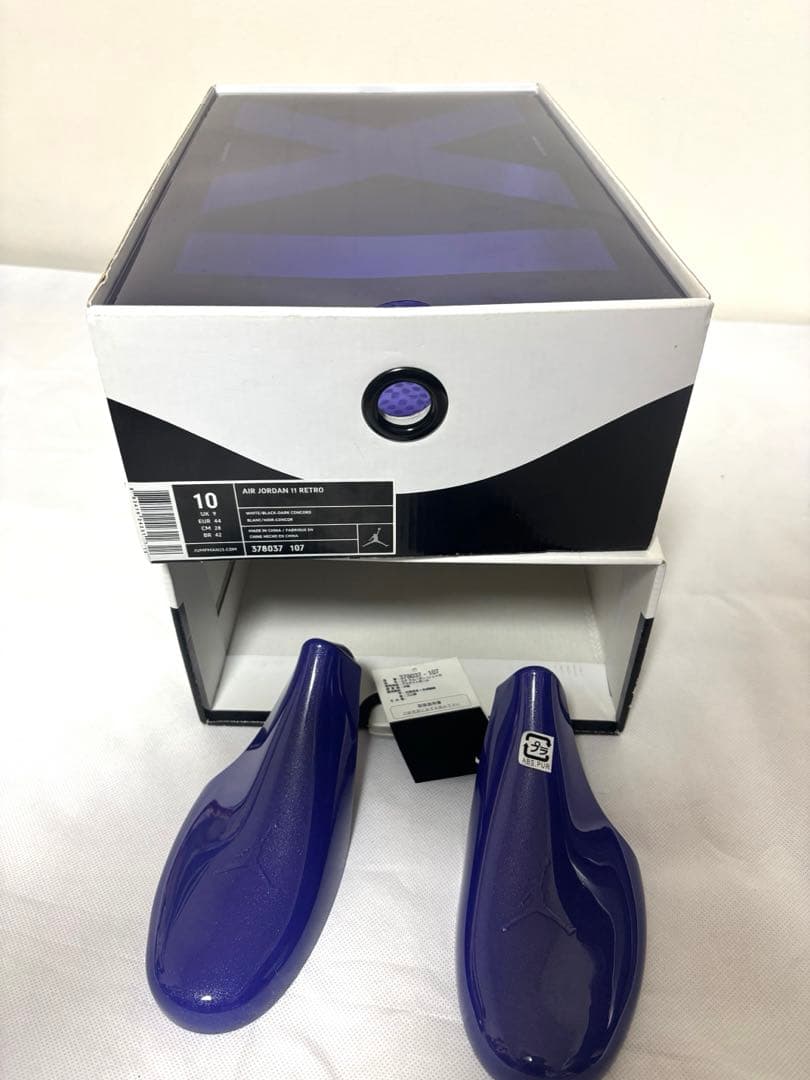 シューズ(男性用) NIKE AIR JORDAN 11 RETRO DARKCONCORD