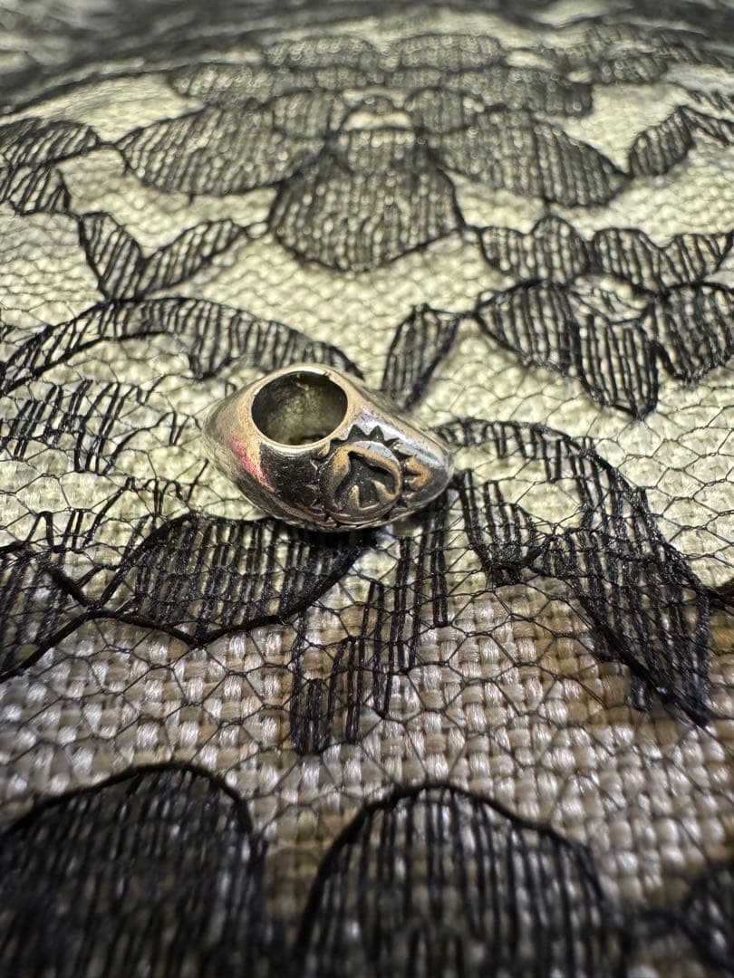 goro's (ゴローズ) 印台ズレ たたき大OLDメタル&ゴローズ刻印ビーズ