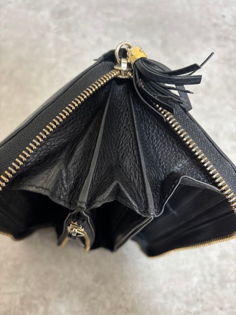 GUCCI グッチ ソーホー ラウンドファスナー長財布 308280・0416