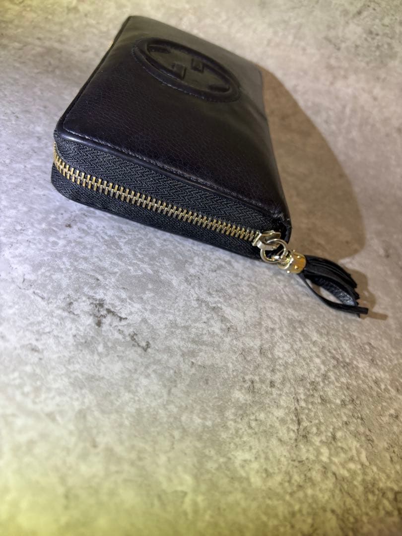GUCCI グッチ ソーホー ラウンドファスナー長財布 308280・0416