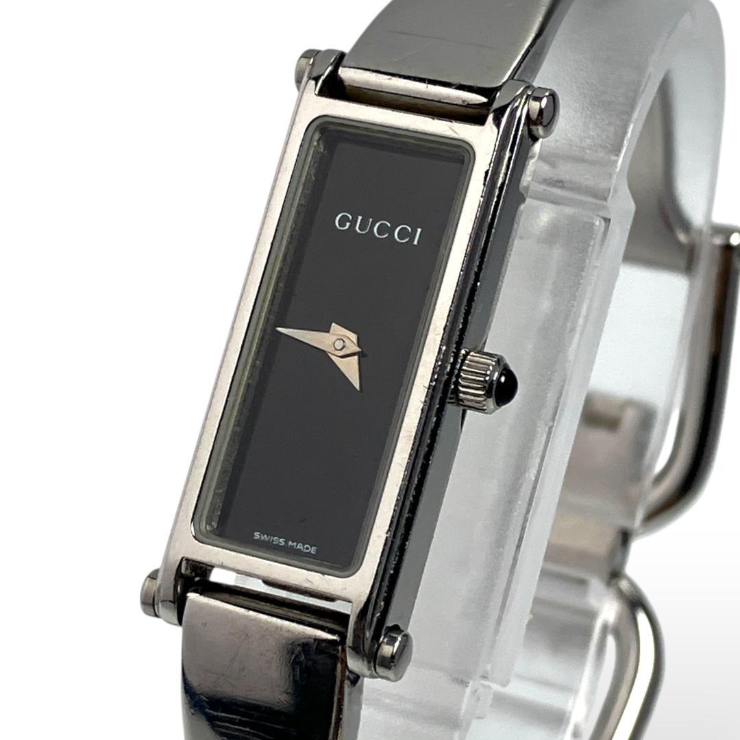【新品電池/稼働】グッチ バングルウォッチ 腕時計 レディース クォーツ