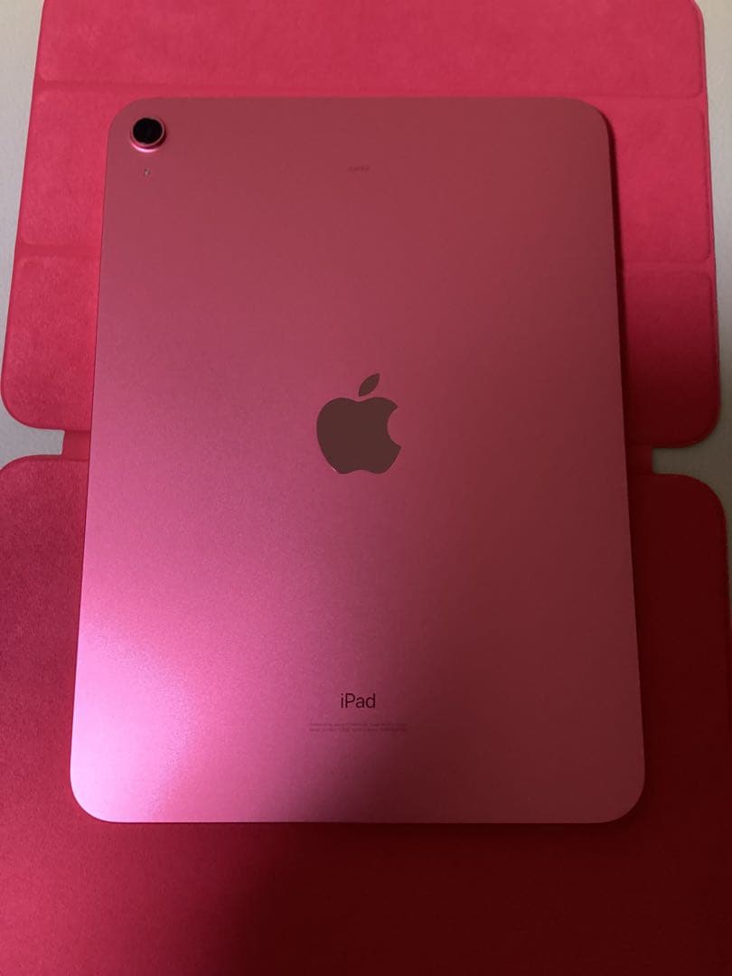 iPad(10世代) 10,9インチWi-Fiモデル64GB-ピンク　カバー付き