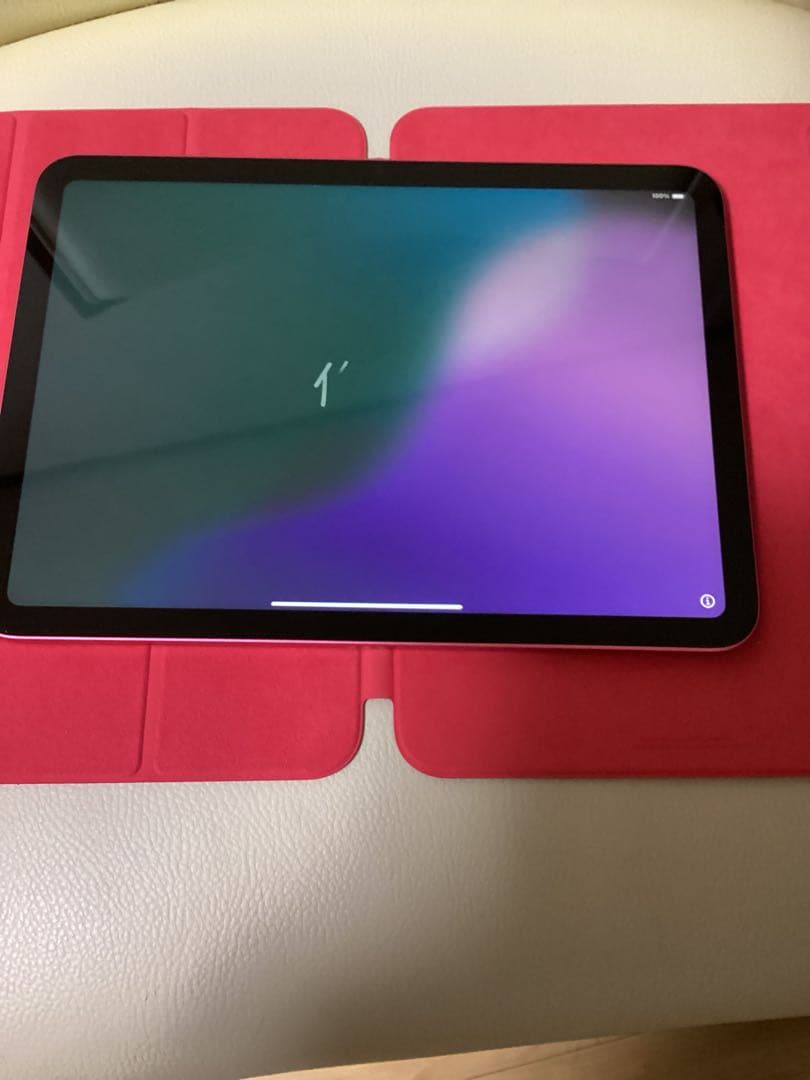 iPad(10世代) 10,9インチWi-Fiモデル64GB-ピンク　カバー付き