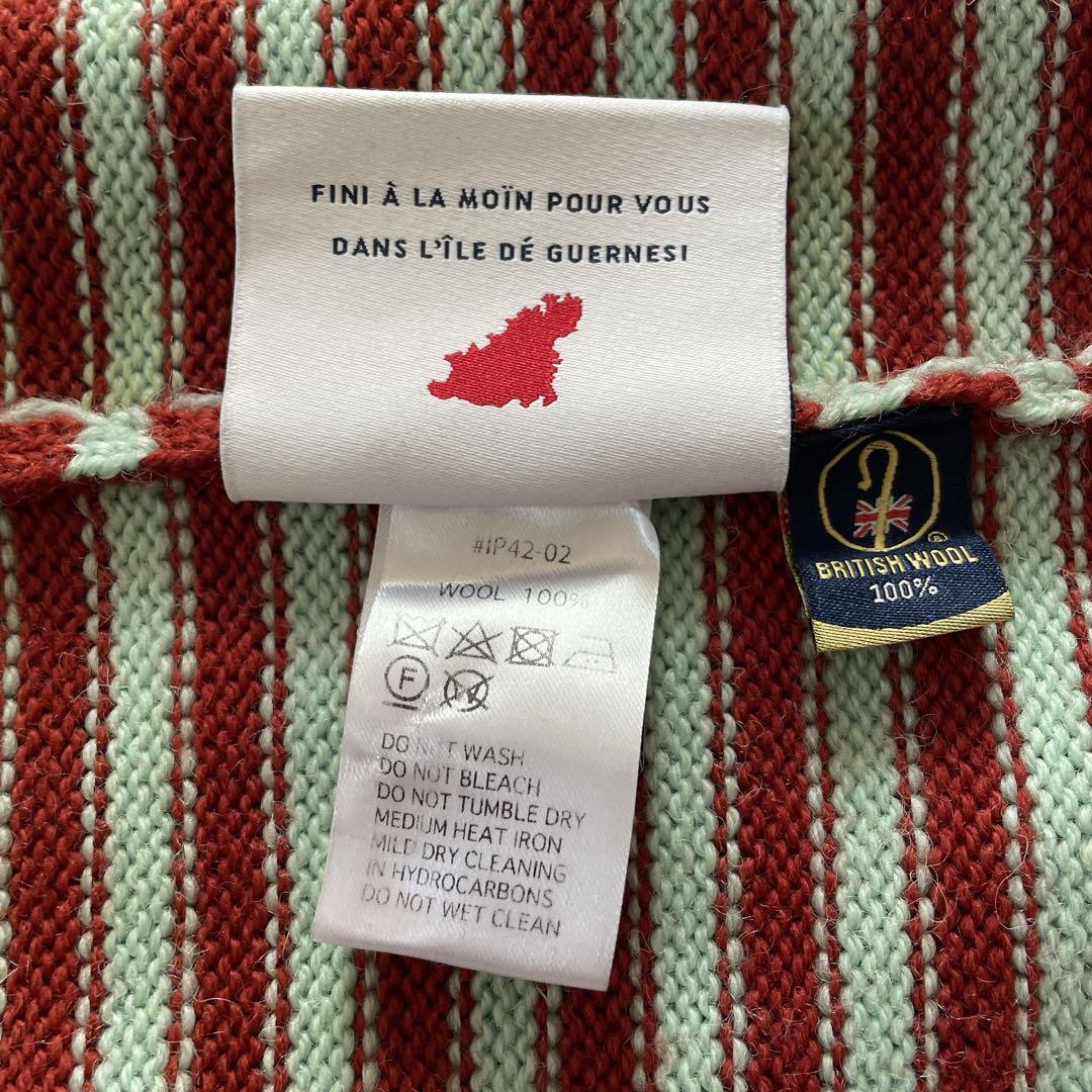 セルゲイ♡ トラディショナル ウールガンジーセーター 48サイズ