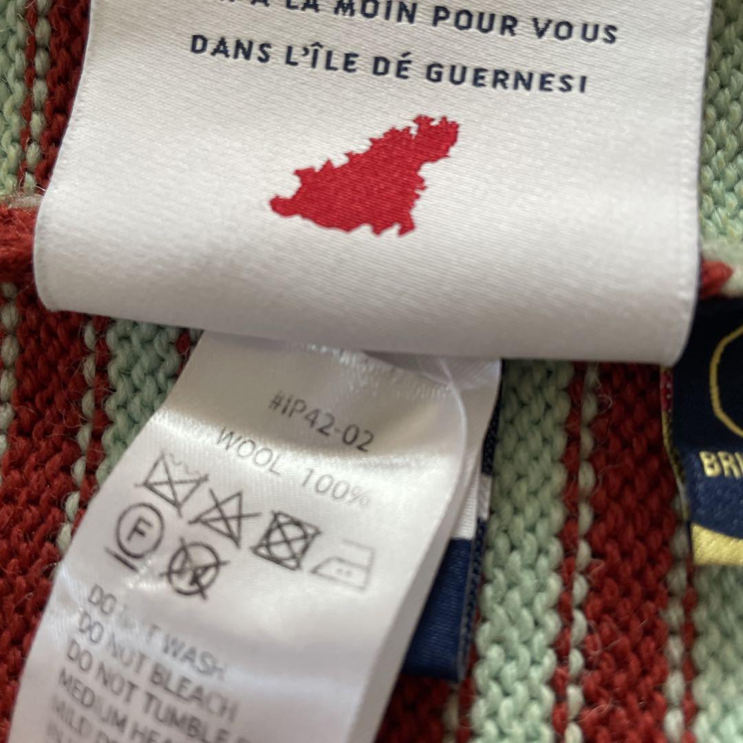 セルゲイ♡ トラディショナル ウールガンジーセーター 48サイズ