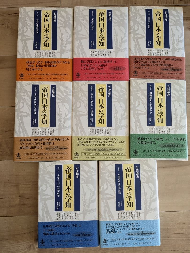 岩波講座「帝国」日本の学知 全8巻揃