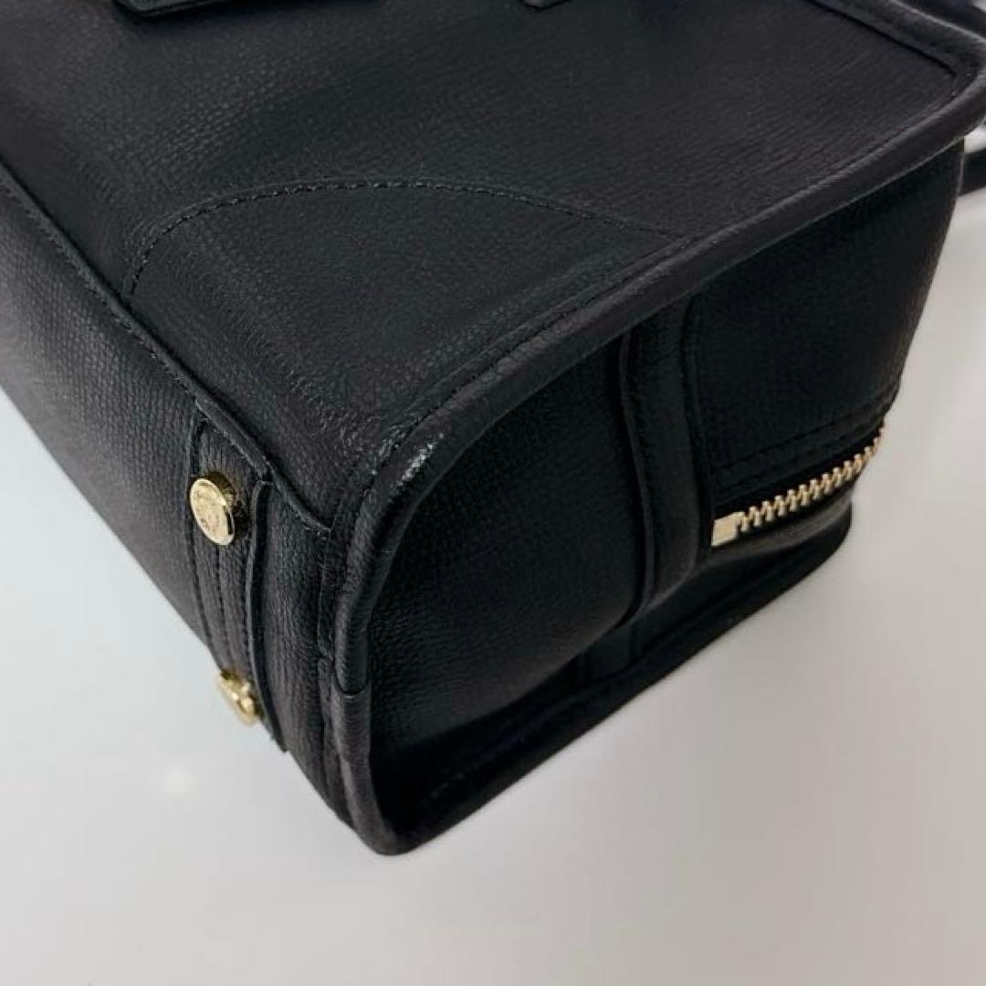 【24時間以内発送】A.D.M.J スクエアトート　ブラック　レザー　ボストン