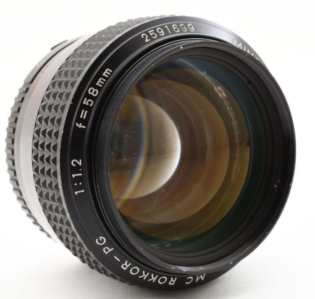 MINOLTA MC ROKKOR-PG 58mm F1.2 D396 ミノルタ
