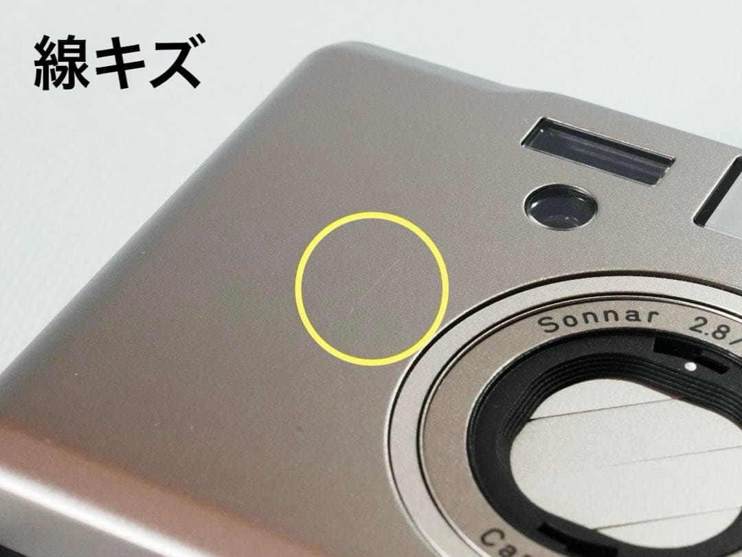 【動作確認済】CONTAX T3　コンパクトフィルムカメラ チタンシルバー