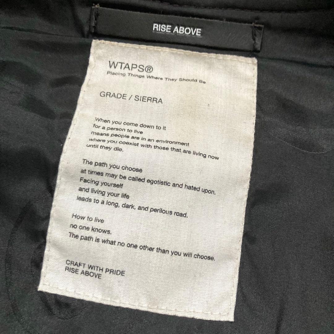 ✨羊革✨ダブルタップスWTAPS レザージャケット フライトジャケットA-2 茶