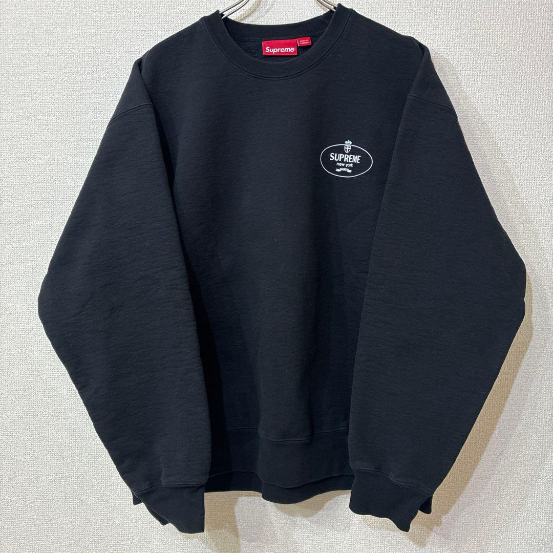 トップス Supreme Crest Crewneck 24FW \"Black\"