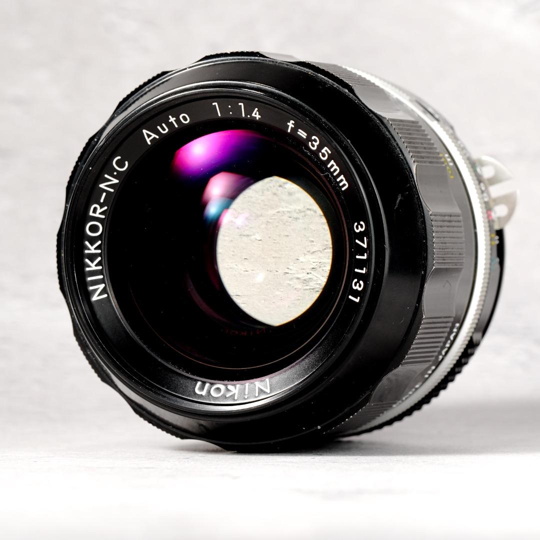 希少 Ai改 ニコン Nikkor-N C Auto 35mm F1.4 131