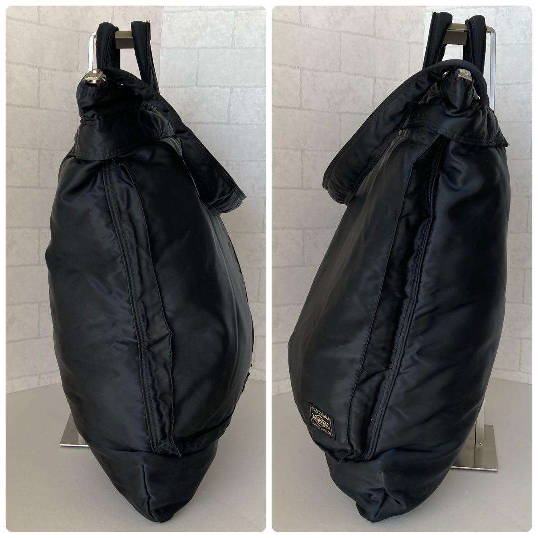 極美品 ポーター タンカー 2way ヘルメットバッグ ブラック