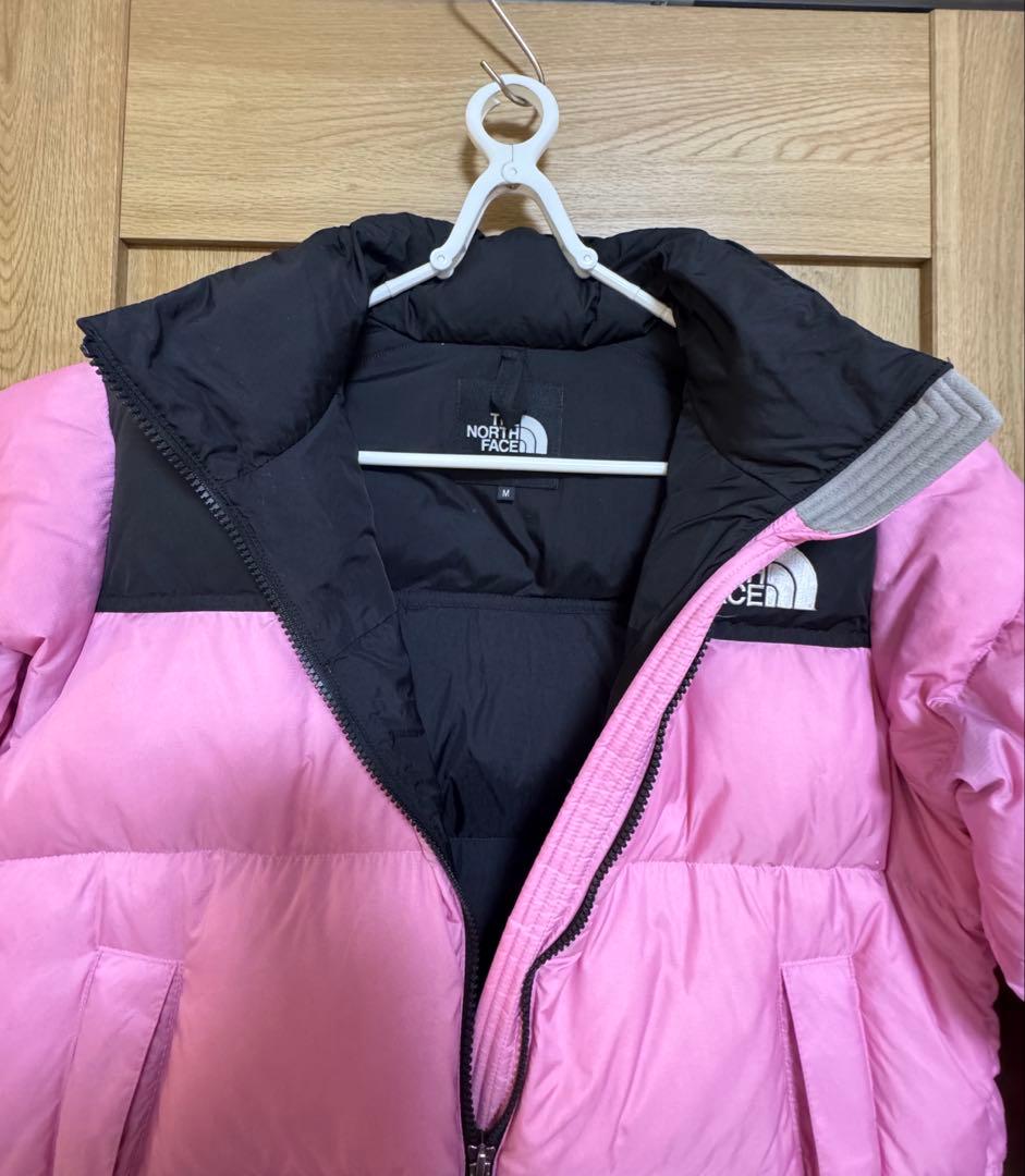 THE NORTH FACE ヌプシ ダウンジャケット ピンク/ブラック