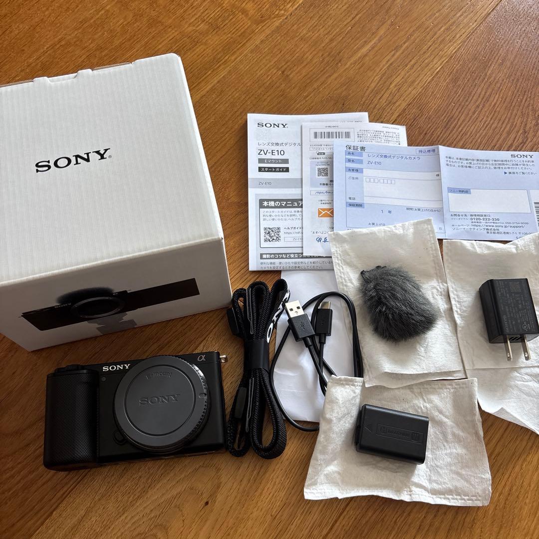 Sony ZV-E10 ボディのみ　2023年12月購入
