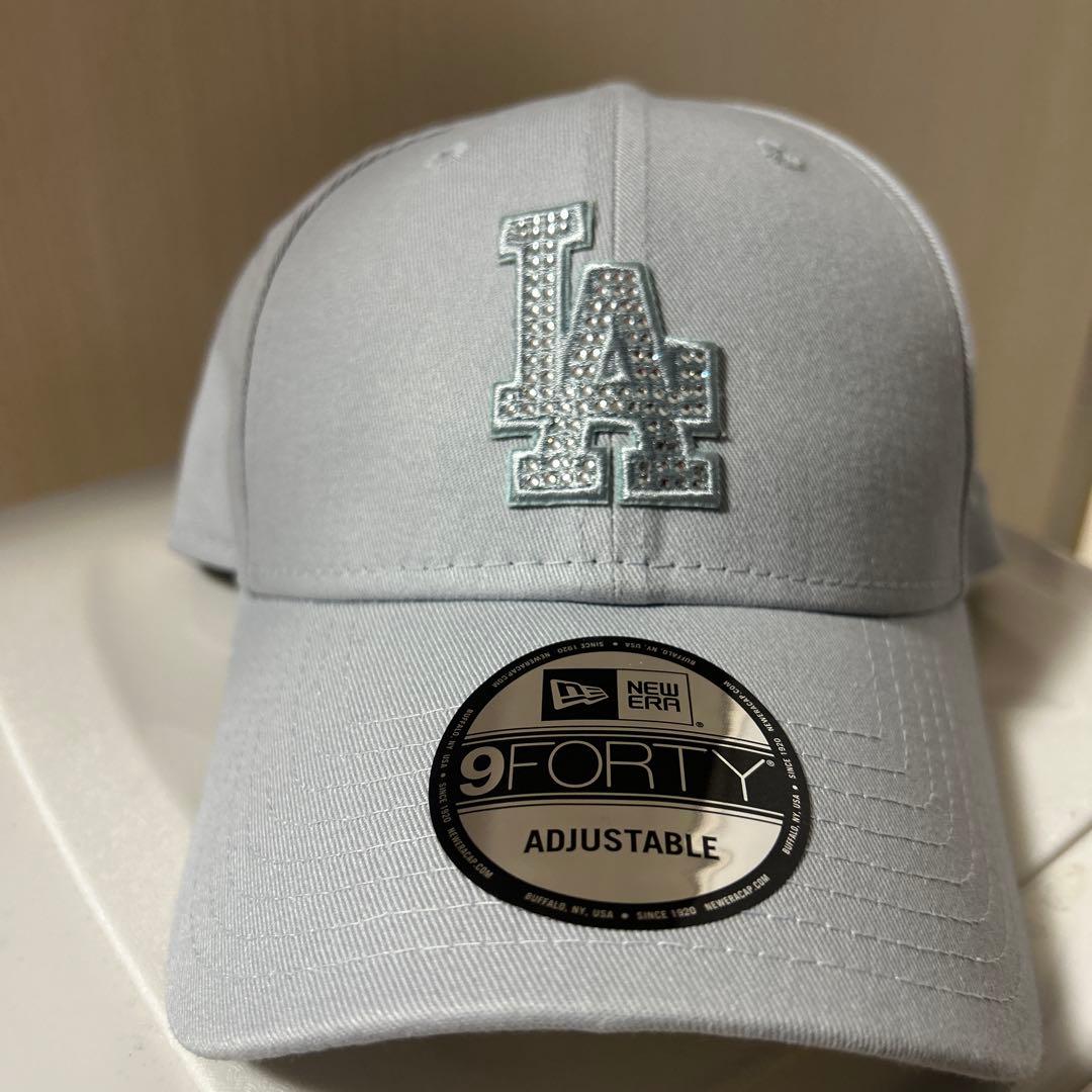 9FORTY Rhinestone ロサンゼルス・ドジャース スノーグレー