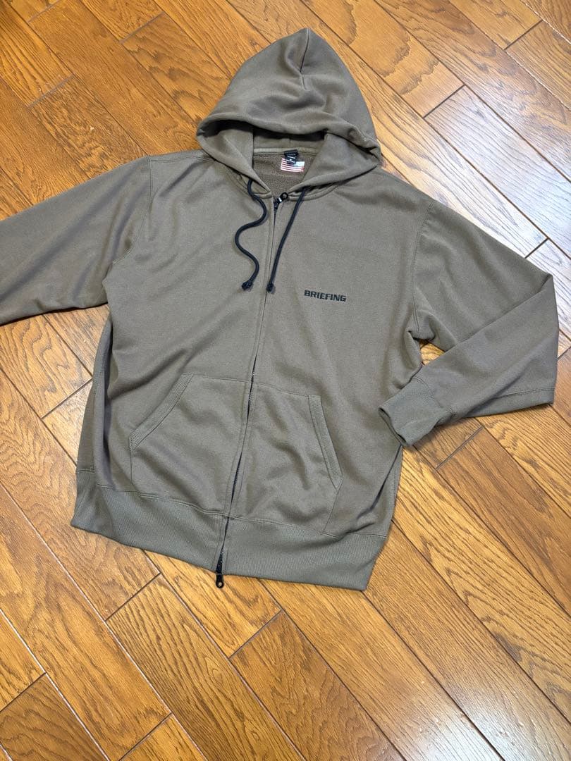 高級！BRIEFING ブリーフィング　ゴルフジップアップパーカー　M 日本製