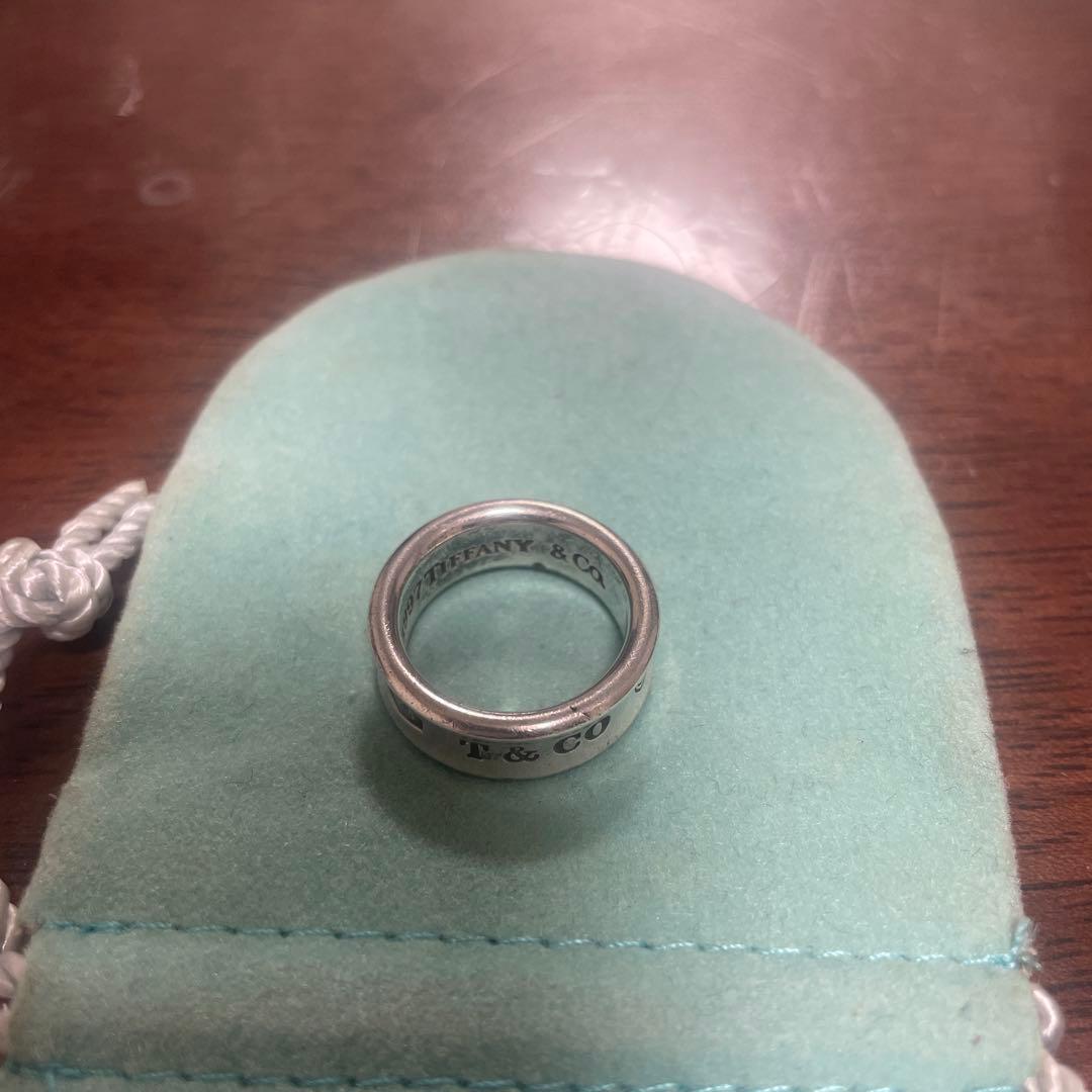 TIFFNY&Co.／ティファニー　ナローリング　シルバーリング