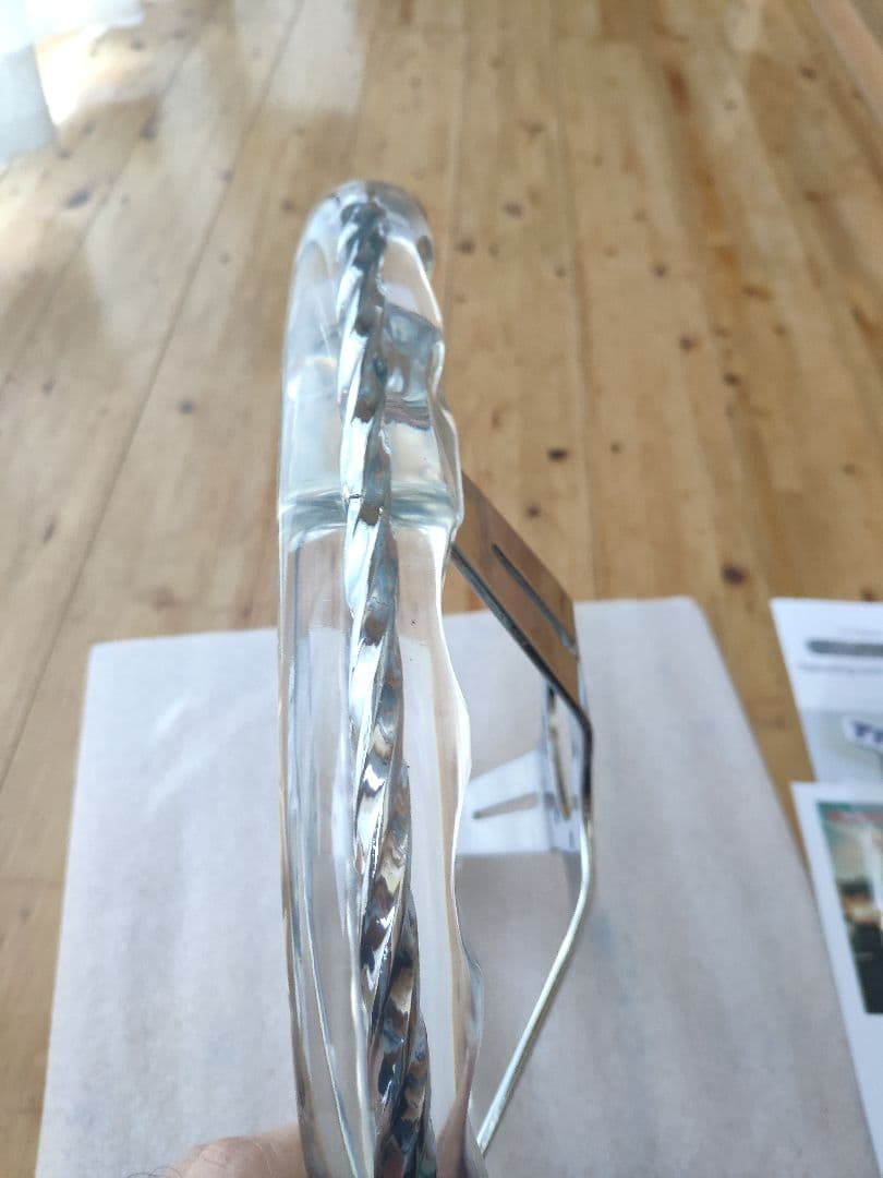 新品・現品限り! アクリル ツイスト ステアリング ① MOMO ピッチ70